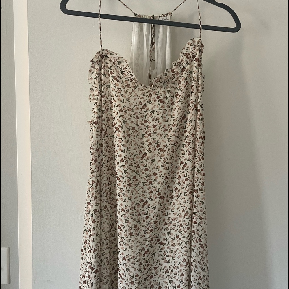 Vici collection High low maxi dress - small floral print